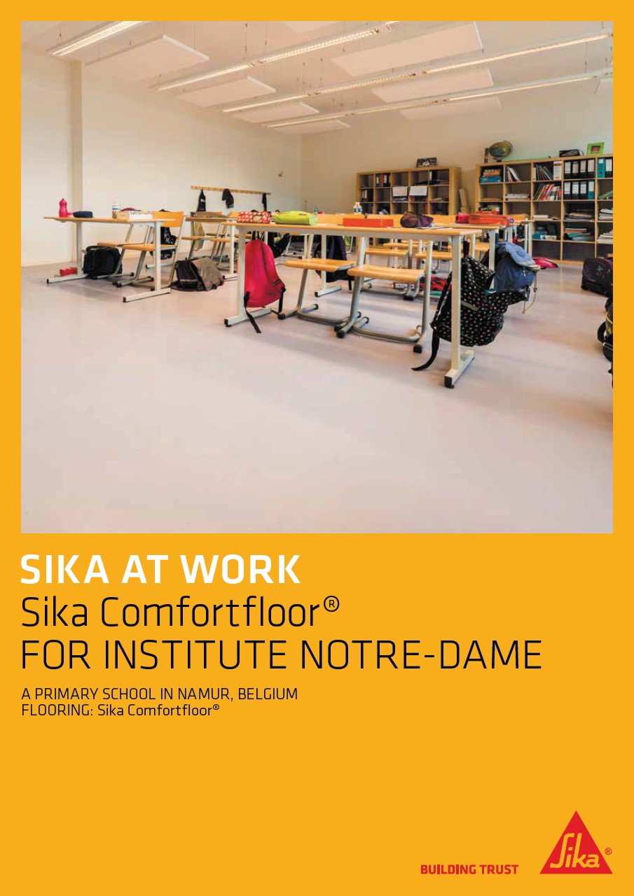 Sika ComfortFloor® for Institute Notre-Dame